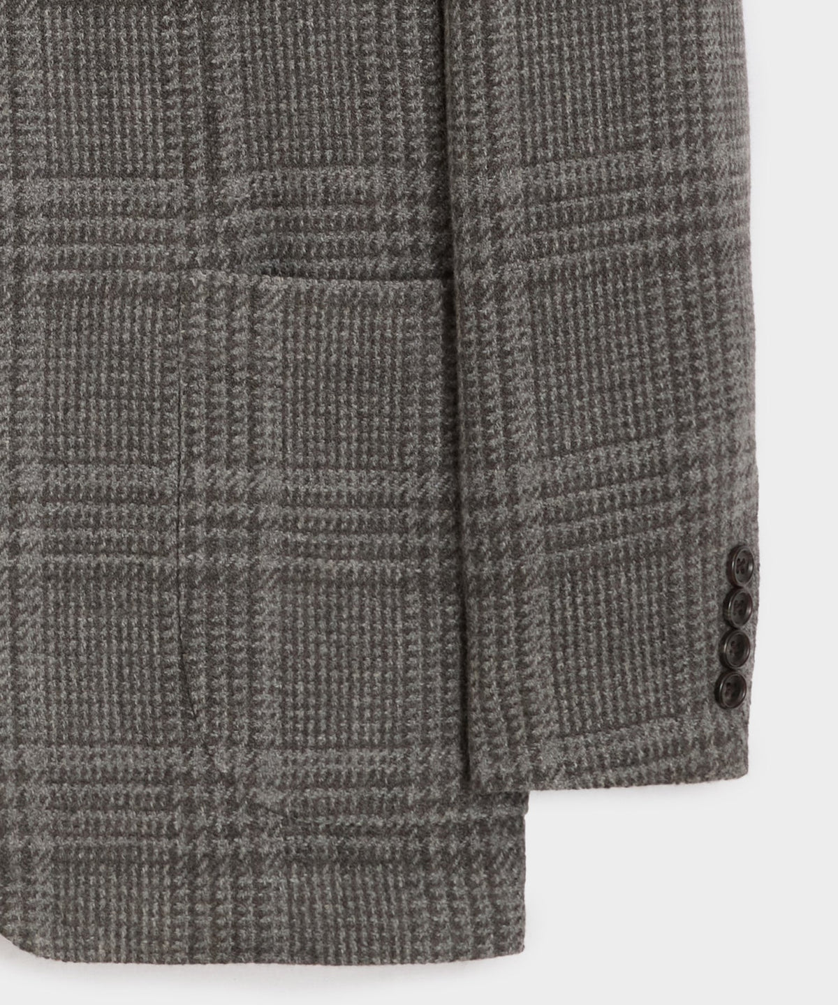 Todd Snyder Italian Glen Plaid Sport Coat - Light Grey