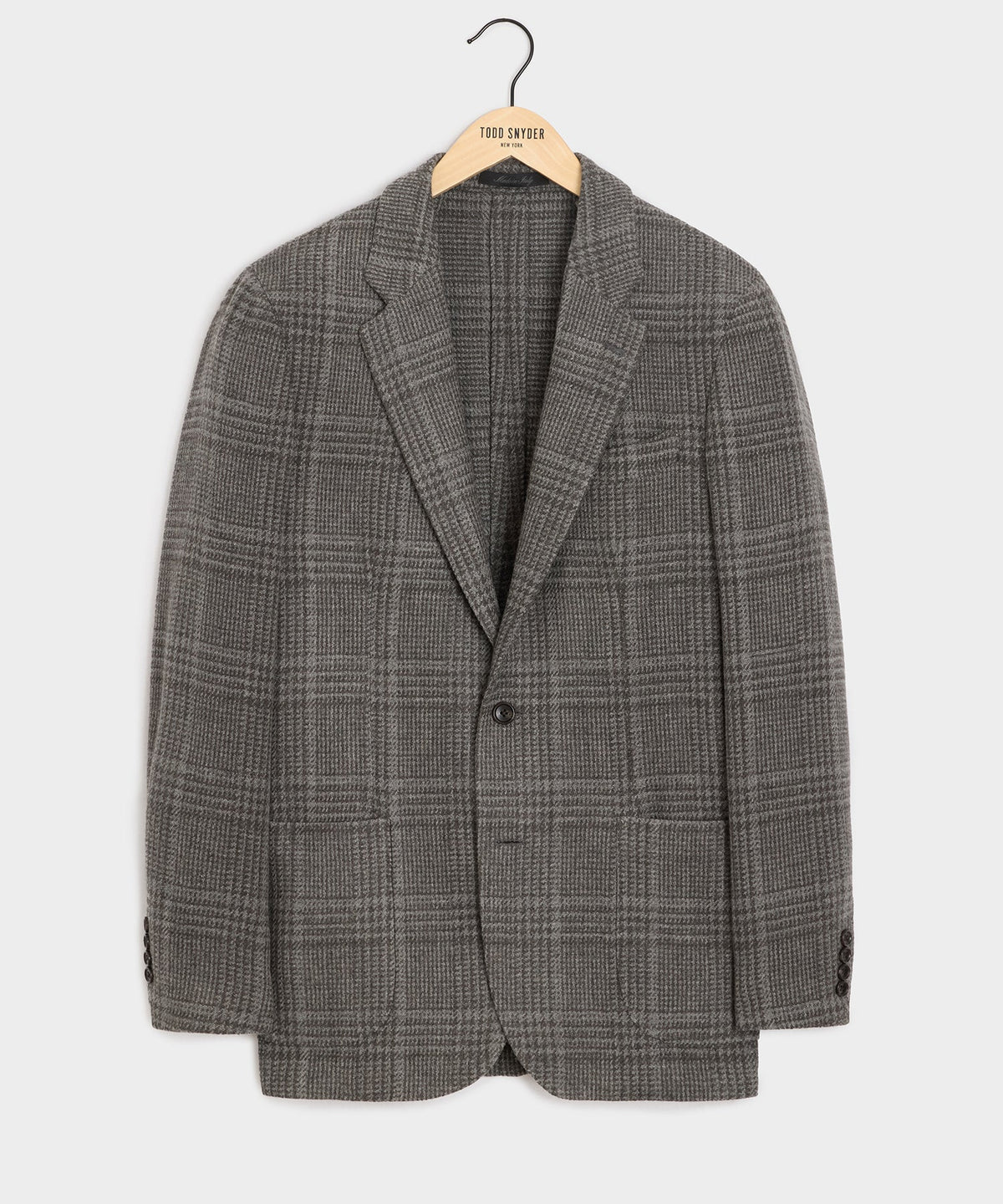 Todd Snyder Italian Glen Plaid Sport Coat - Light Grey