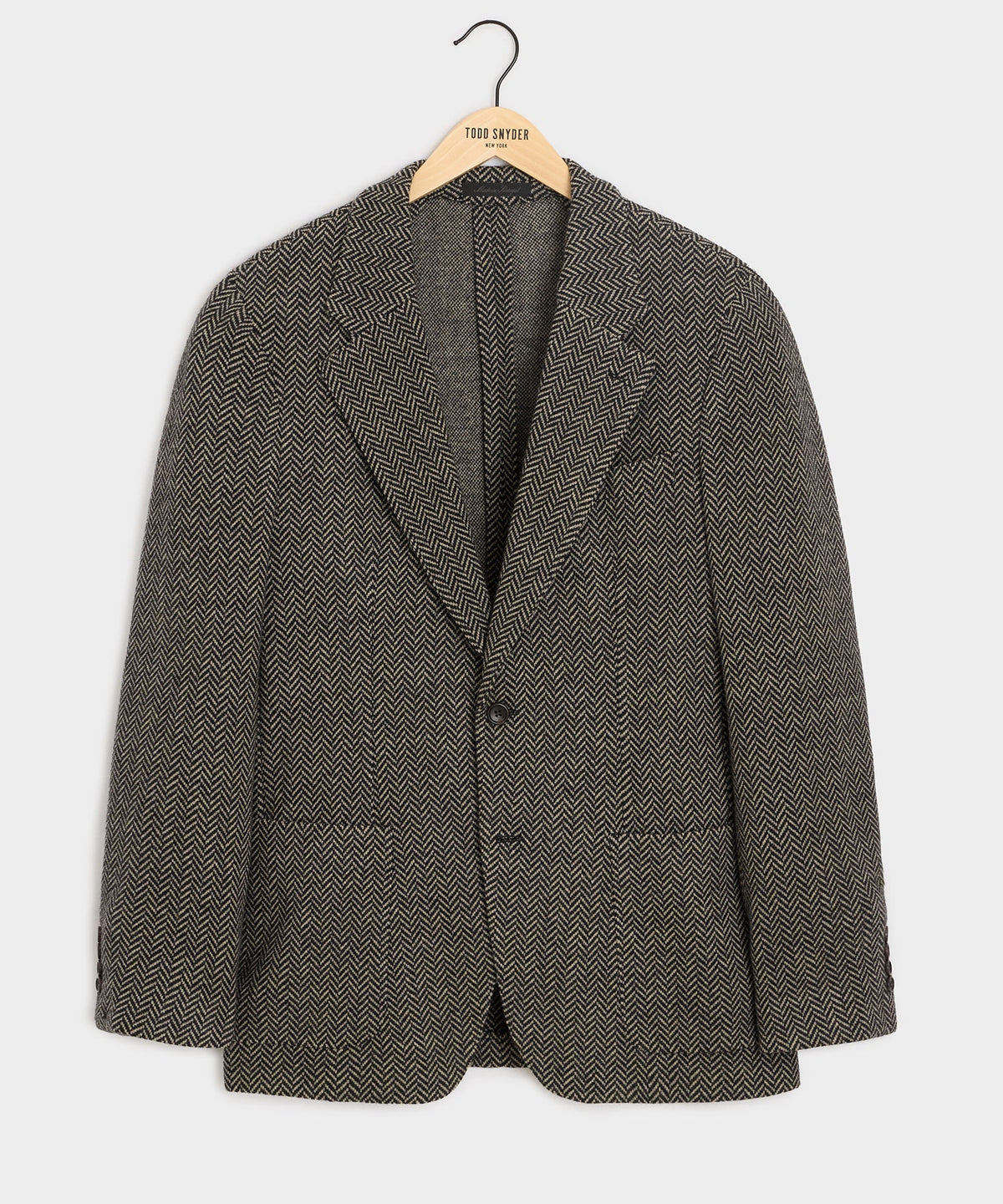 Todd Snyder Italian Herringbone Sport Coat - Cream