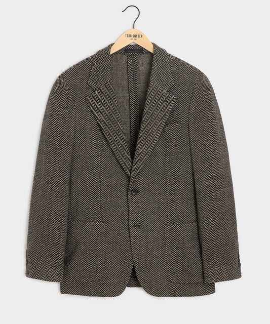 Todd Snyder Italian Herringbone Sport Coat - Cream