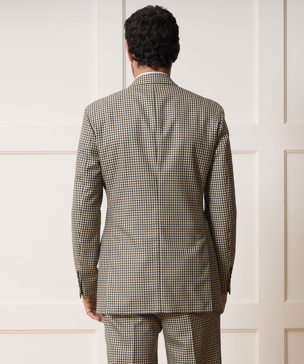Todd Snyder Italian Wool Gingham Wythe Jacket - Tan