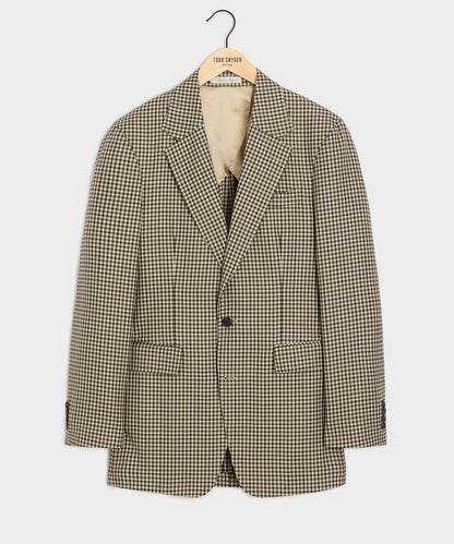 Todd Snyder Italian Wool Gingham Wythe Jacket - Tan