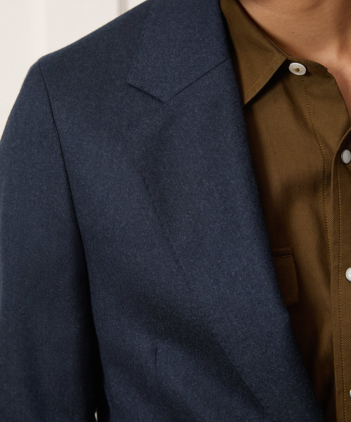 Todd Snyder Italian Flannel Sutton Jacket - Ink Navy