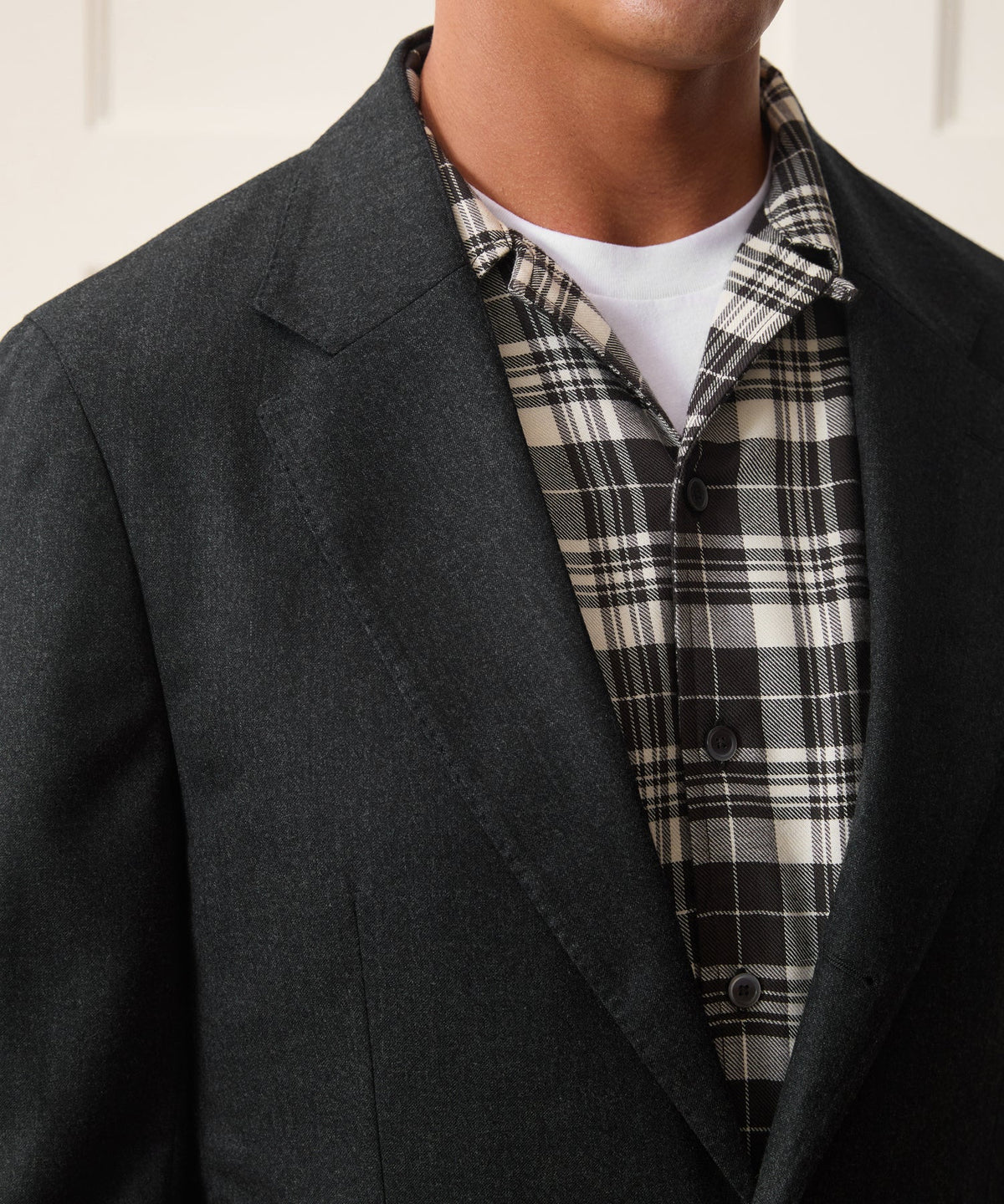 Todd Snyder Italian Flannel Madison Jacket - Charcoal