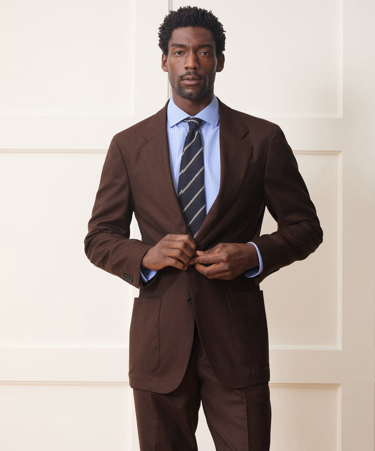 Todd Snyder Italian Flannel Madison Jacket - Hazelnut