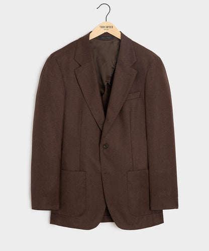 Todd Snyder Italian Flannel Madison Jacket - Hazelnut