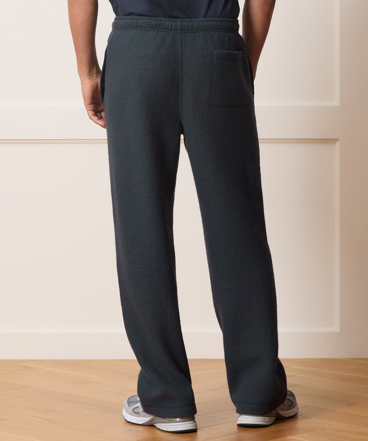Todd Snyder Italian Boiled Wool Sweatpant - Navy Batik