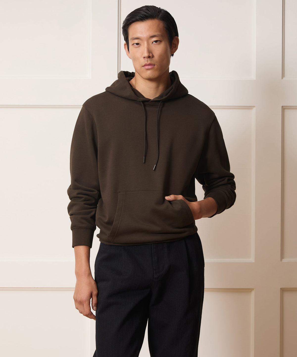 Todd Snyder Foundation Hoodie - Dark Mocha