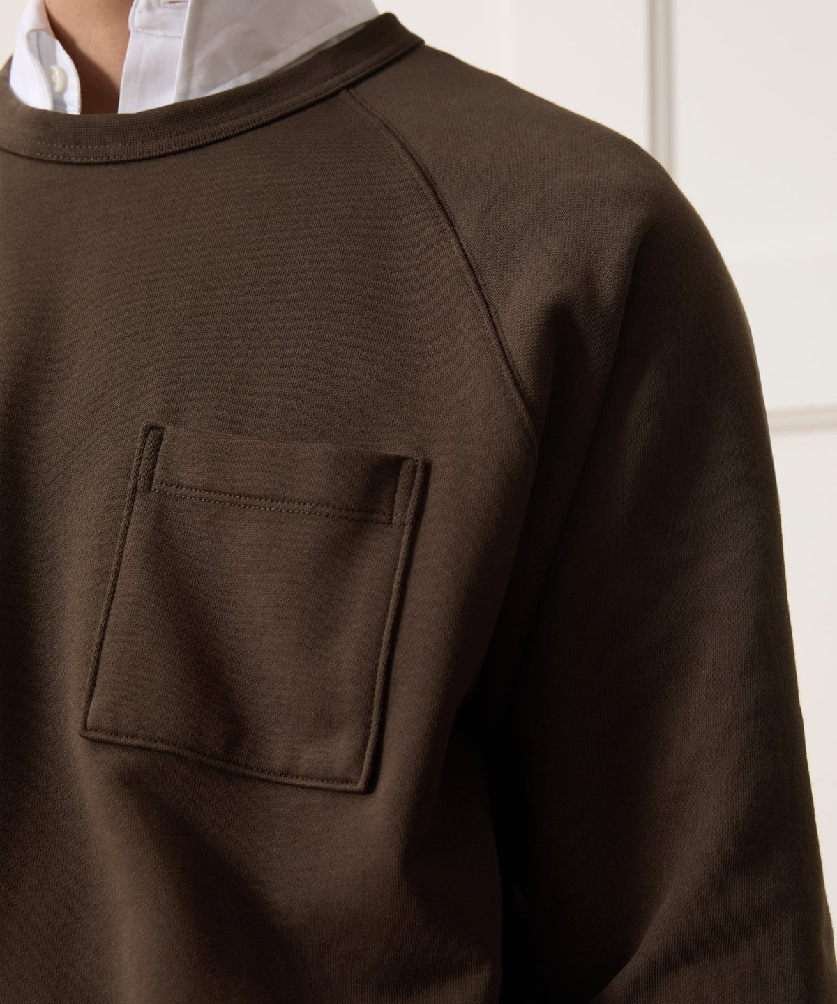 Todd Snyder Foundation Pocket Sweatshirt - Dark Mocha