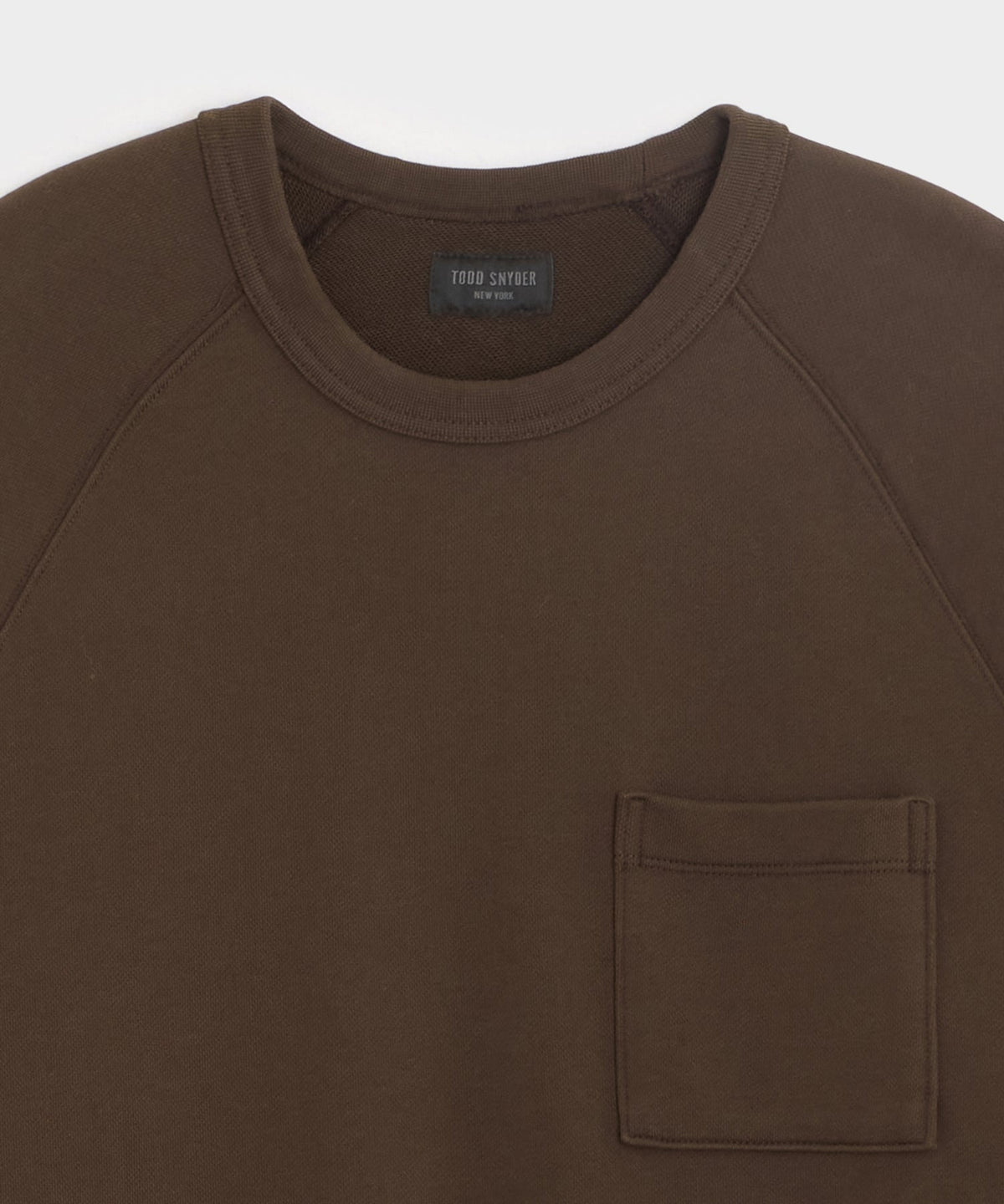 Todd Snyder Foundation Pocket Sweatshirt - Dark Mocha