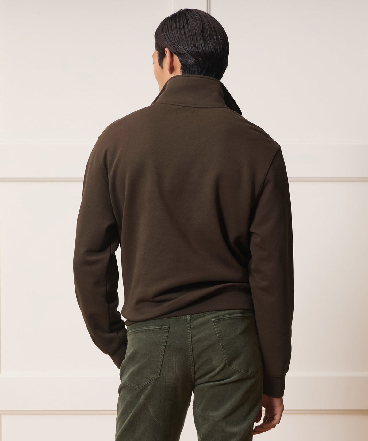 Todd Snyder Foundation Quarter-Zip Sweatshirt - Dark Mocha