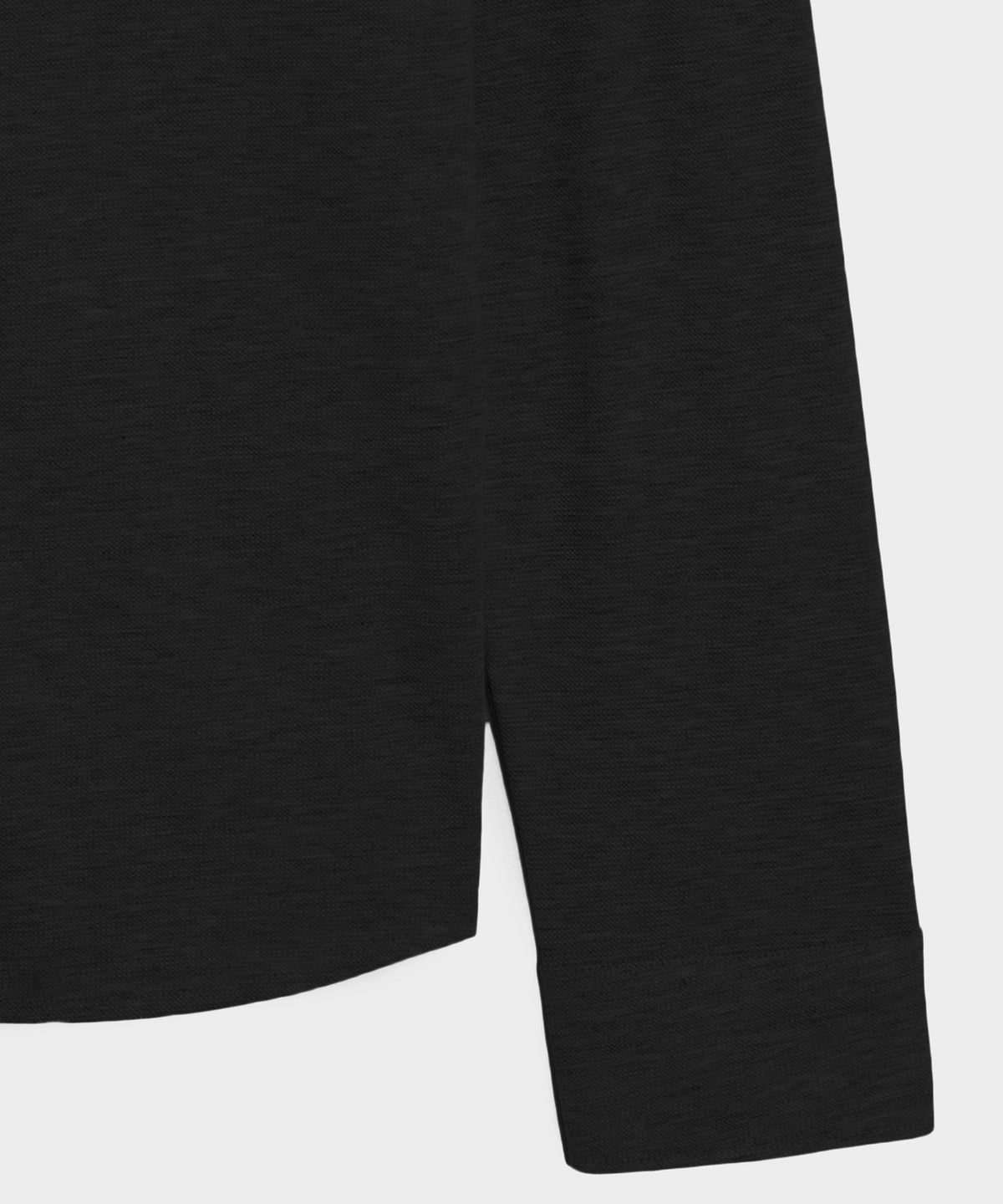 Todd Snyder Cotton-Cashmere Pique Shirt - Black