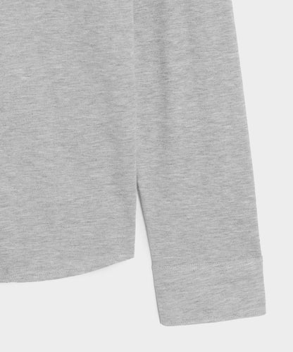 Todd Snyder Cotton-Cashmere Pique Shirt - Light Grey Heather