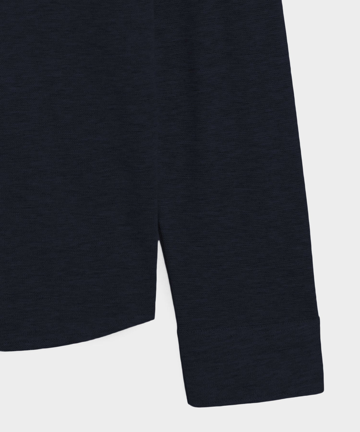 Todd Snyder Cotton-Cashmere Pique Shirt - Navy