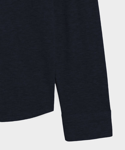 Todd Snyder Cotton-Cashmere Pique Shirt - Navy