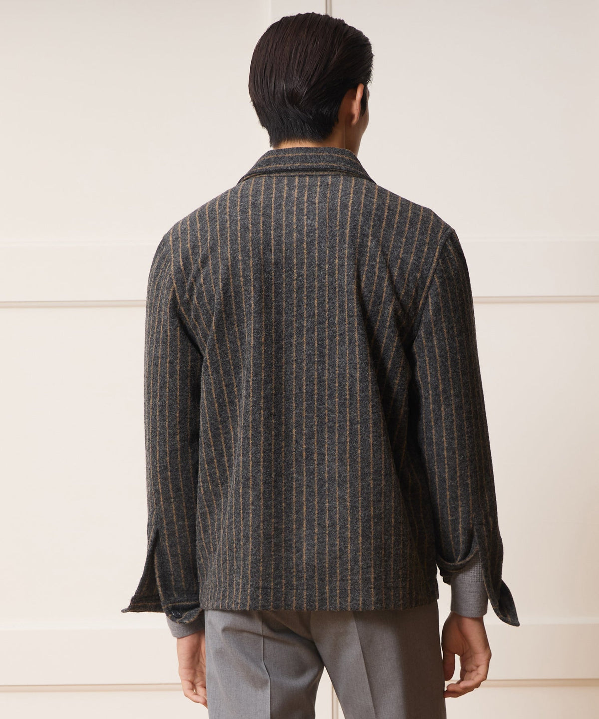 Todd Snyder Knit Utility Shirt - Grey