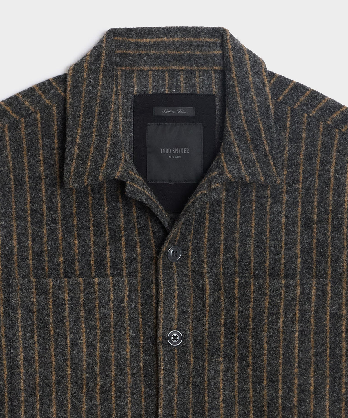 Todd Snyder Knit Utility Shirt - Grey