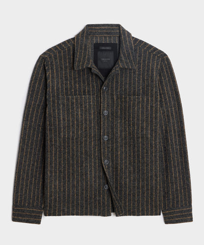 Todd Snyder Knit Utility Shirt - Grey
