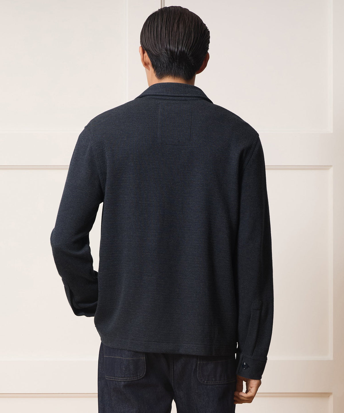 Todd Snyder Knit Utility Shirt - Navy