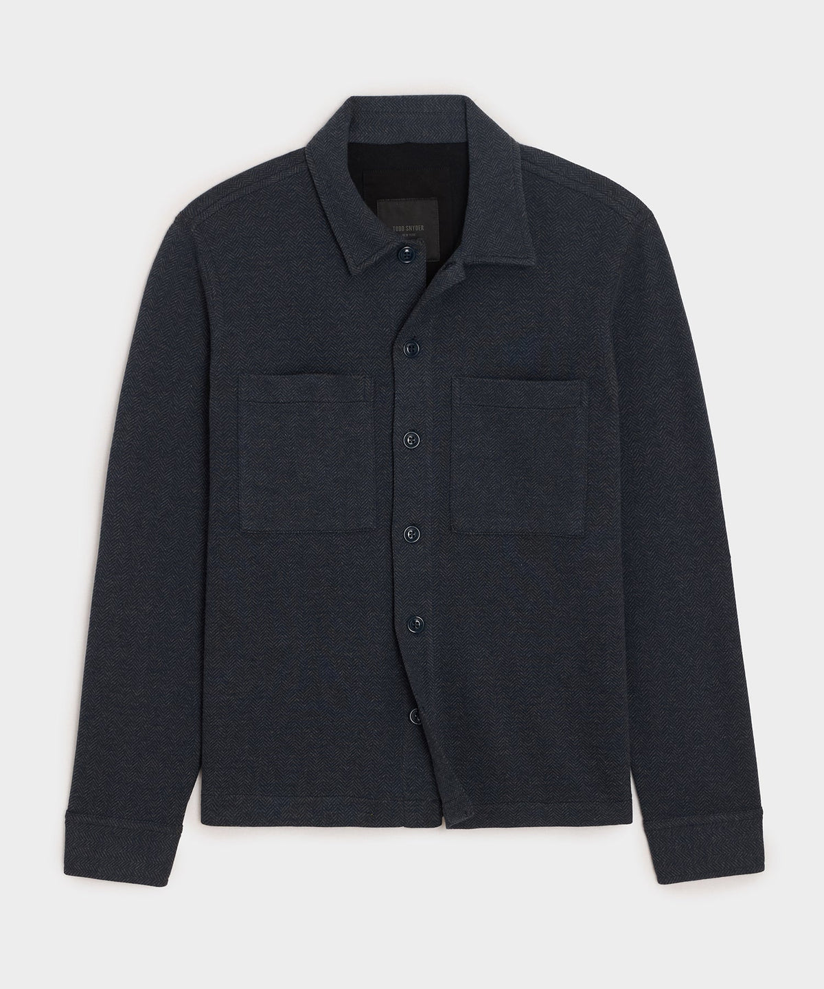 Todd Snyder Knit Utility Shirt - Navy