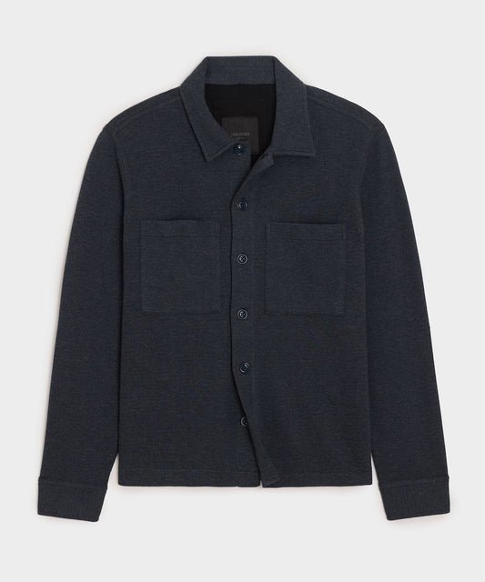 Todd Snyder Knit Utility Shirt - Navy