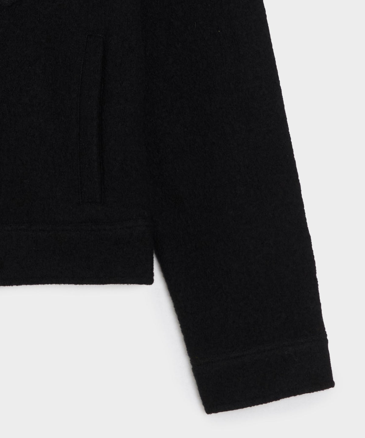 Todd Snyder Boiled Wool Dylan Jacket - Black