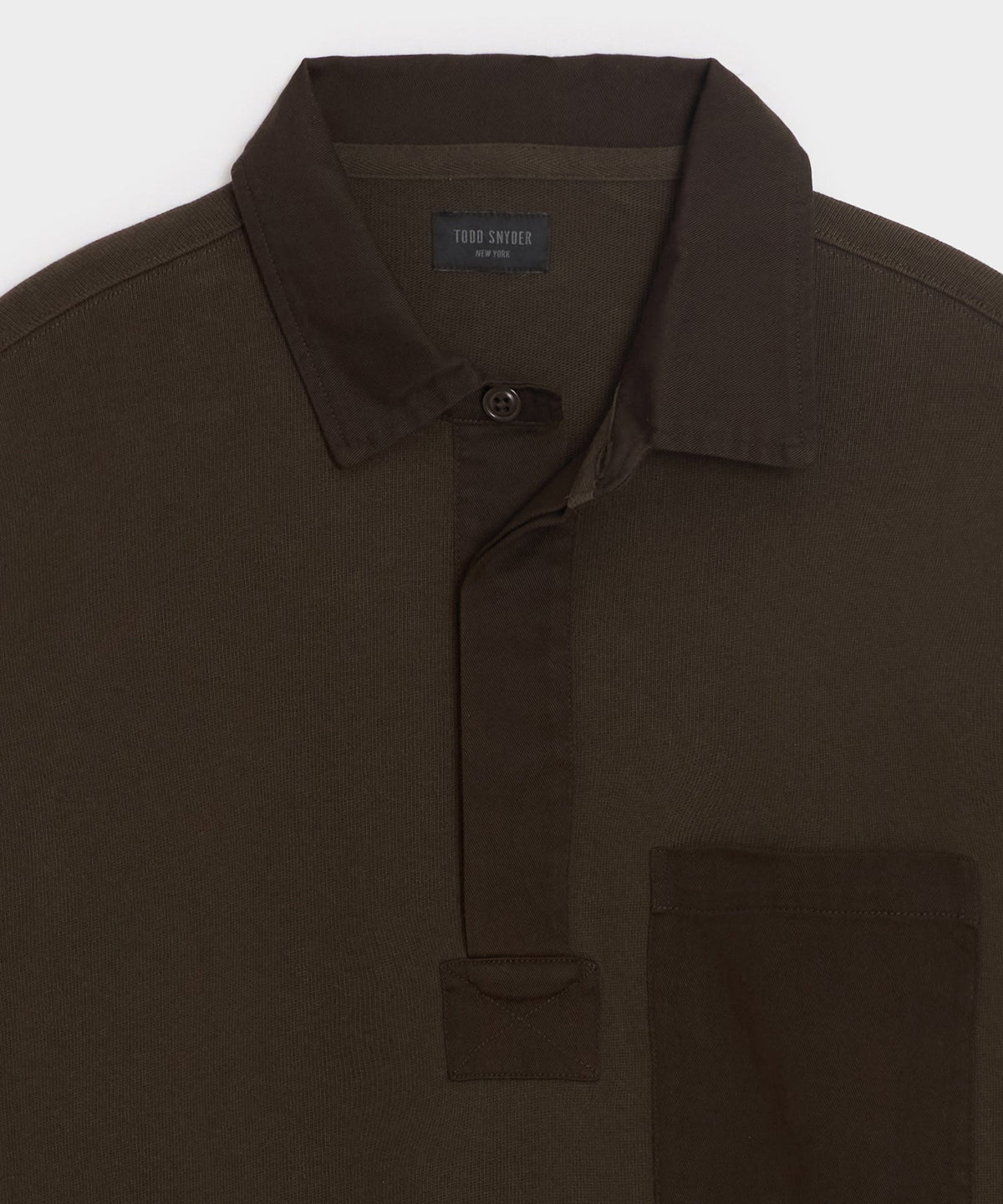 Todd Snyder Soho Rugby - Espresso Bean
