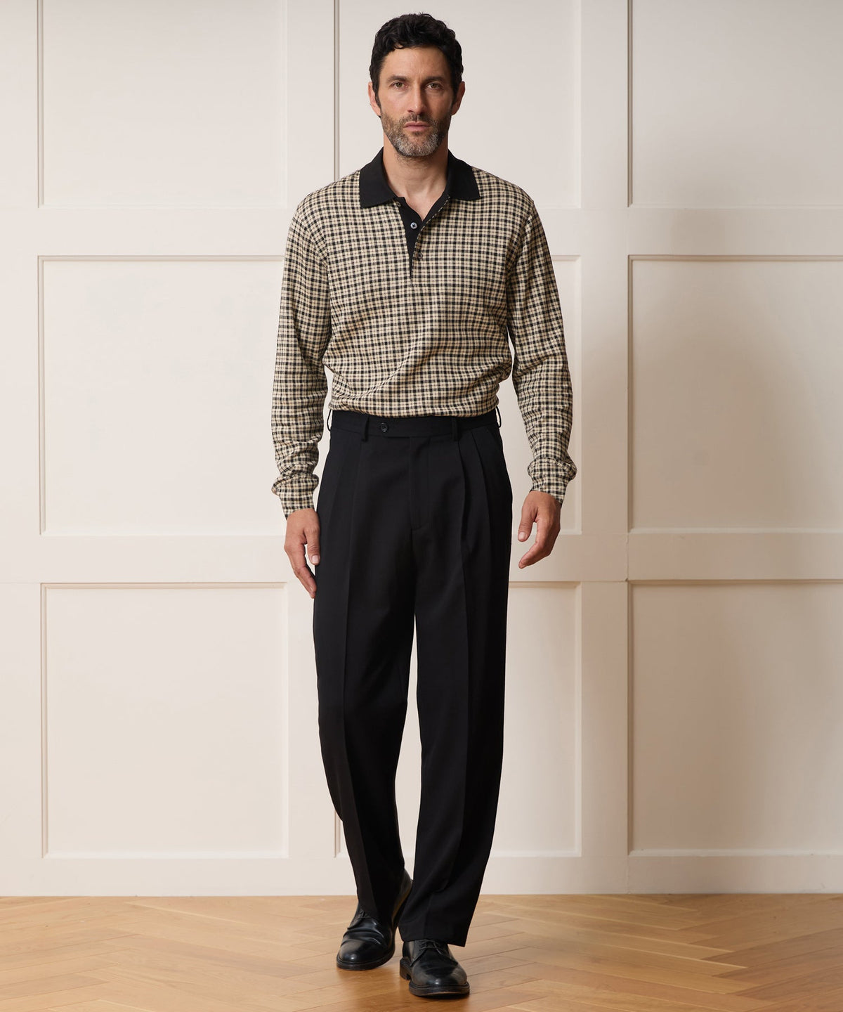Todd Snyder Kensington Polo - Chalk Mark