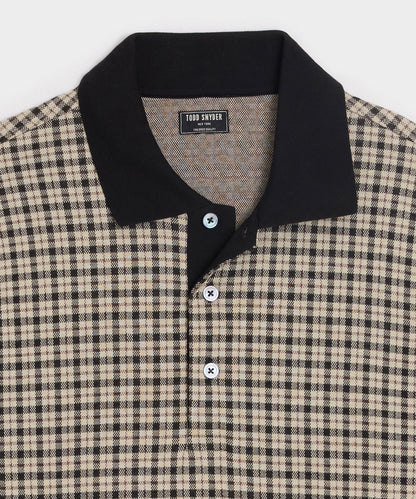 Todd Snyder Kensington Polo - Chalk Mark
