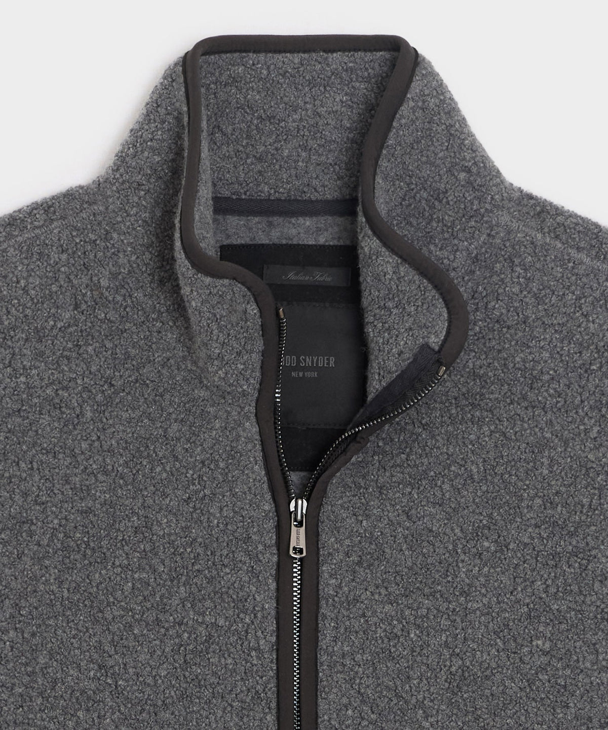 Todd Snyder Italian Upstate Sherpa Jacket - Charcoal Heather