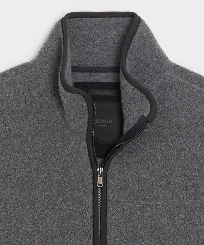 Todd Snyder Italian Upstate Sherpa Jacket - Charcoal Heather