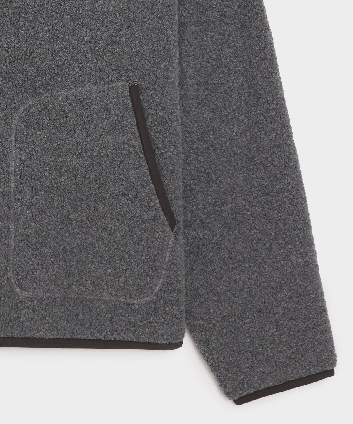 Todd Snyder Italian Upstate Sherpa Jacket - Charcoal Heather