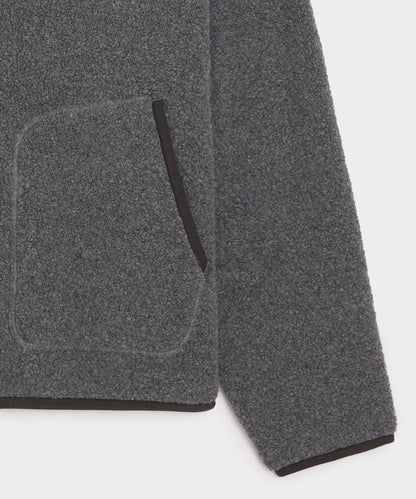 Todd Snyder Italian Upstate Sherpa Jacket - Charcoal Heather