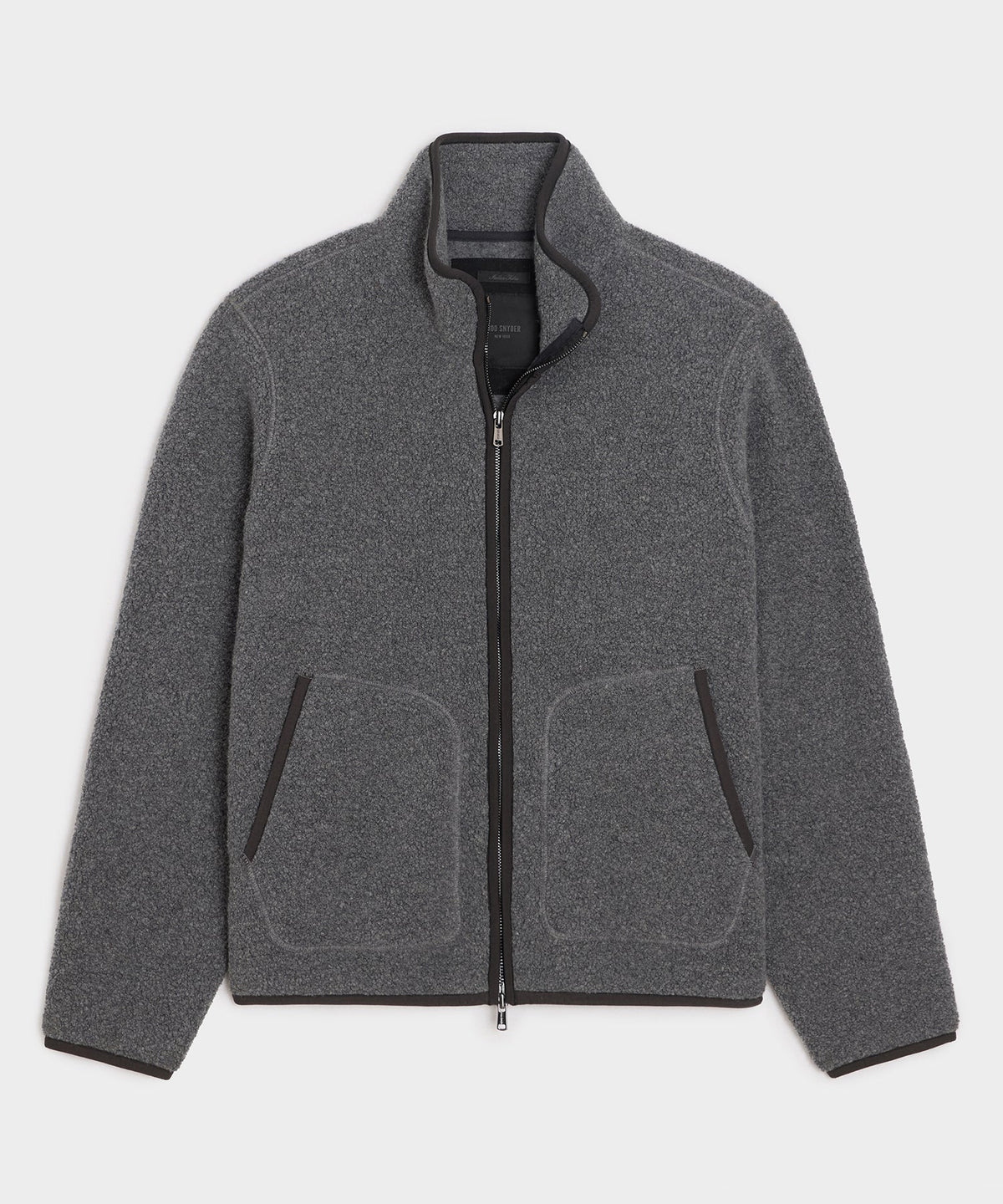 Todd Snyder Italian Upstate Sherpa Jacket - Charcoal Heather