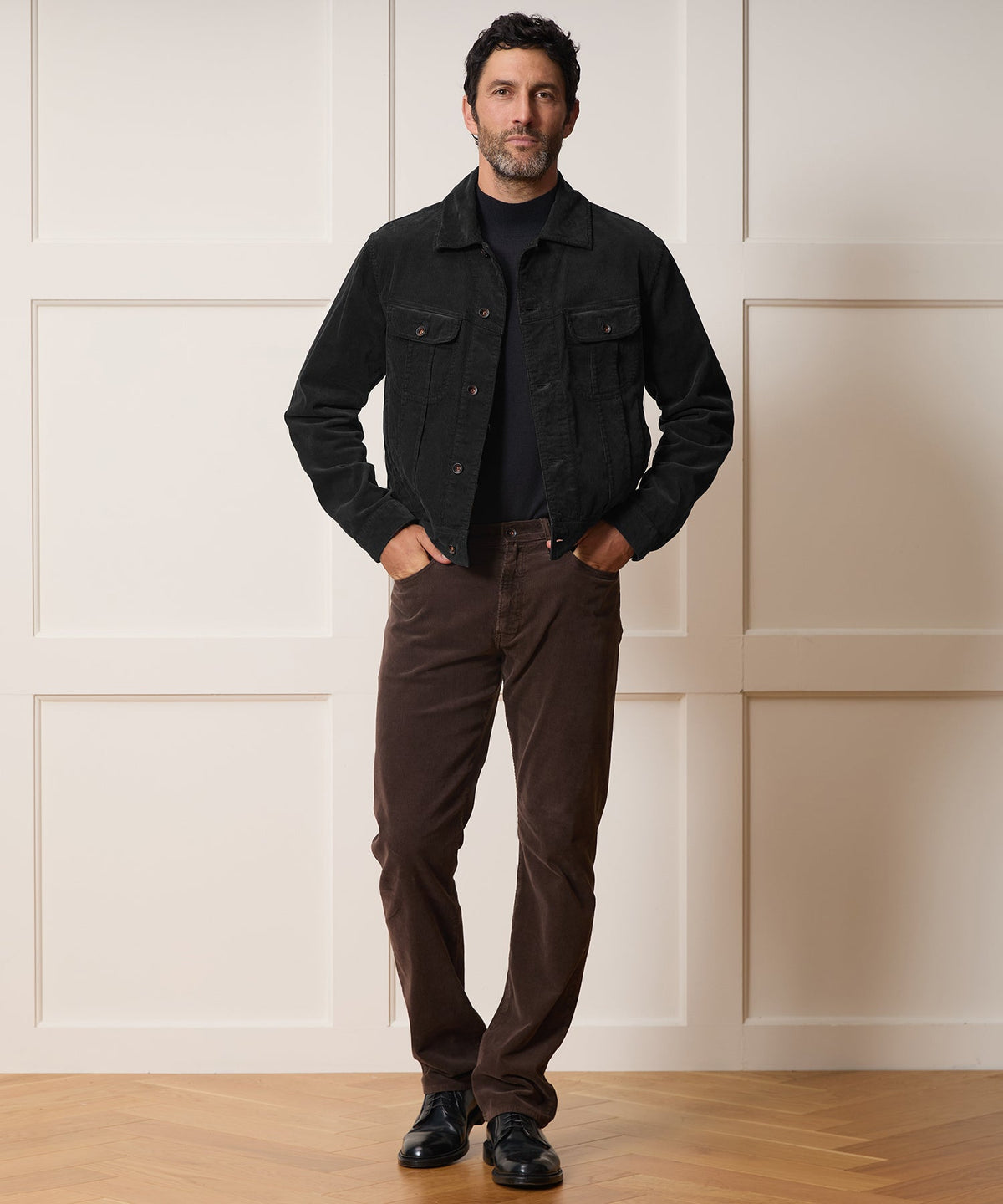 Todd Snyder Corduroy Bowery Jacket - Black