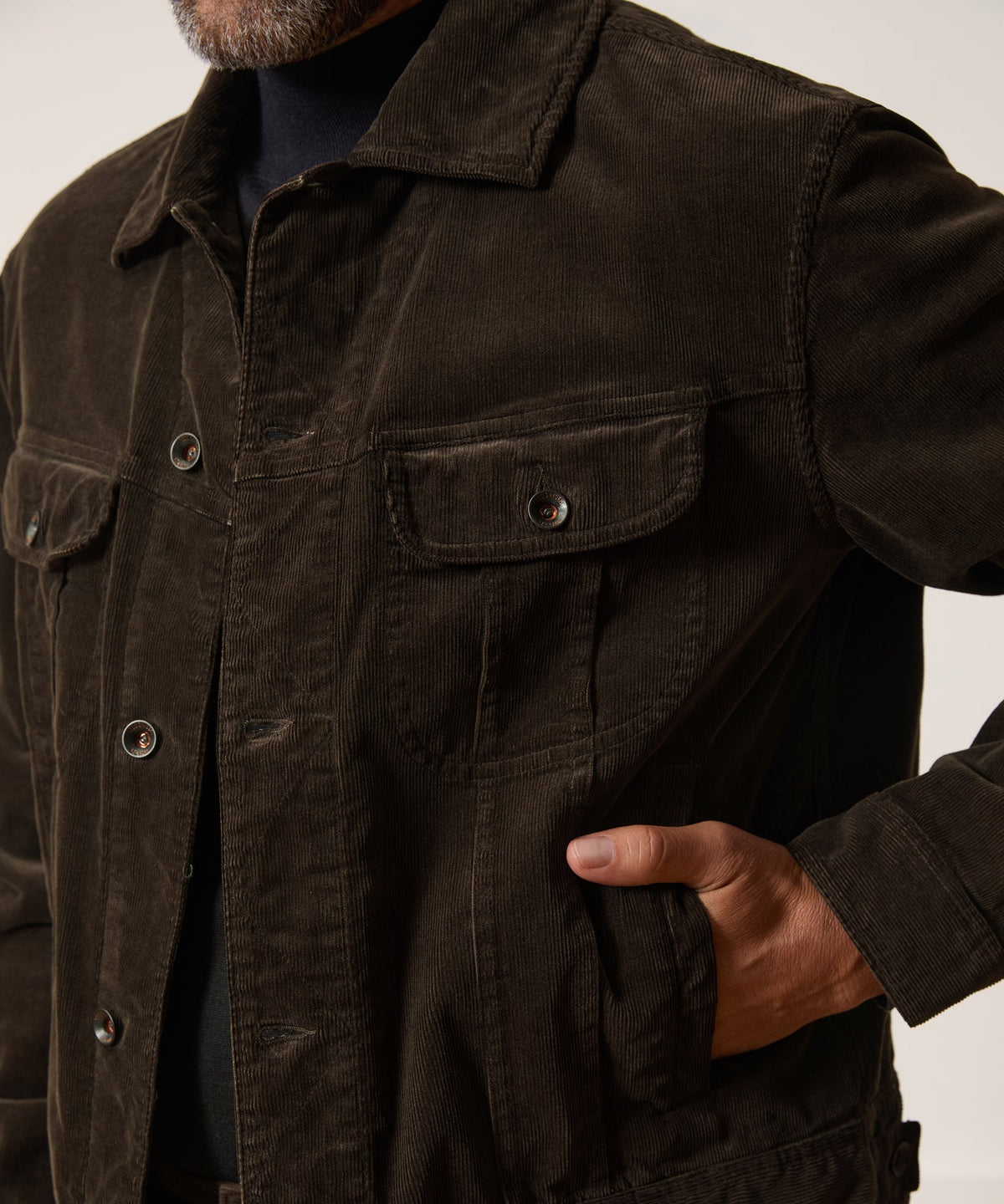 Todd Snyder Corduroy Bowery Jacket - Cafe Racer