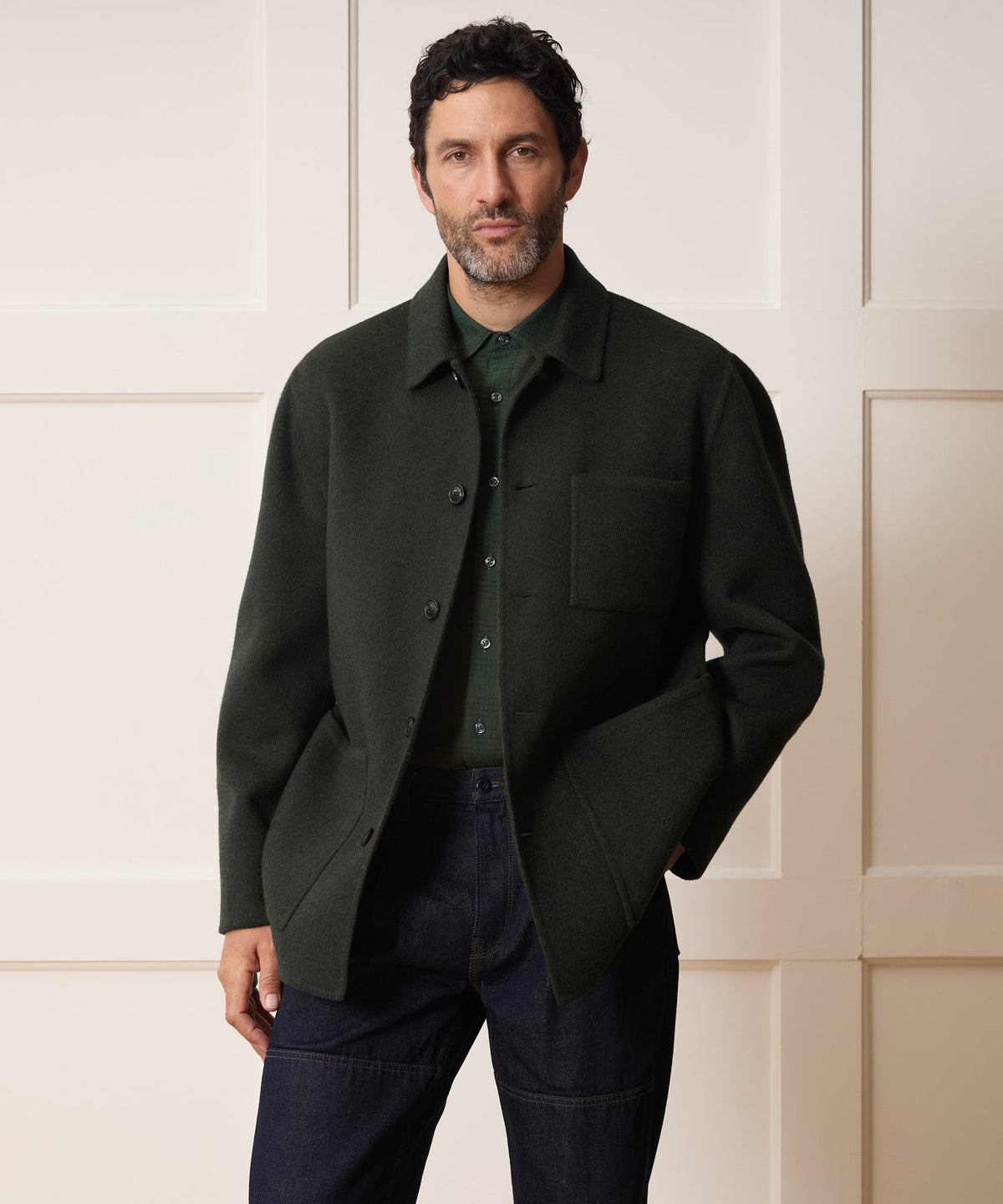 Todd Snyder Cashmere Chore Coat - Snyder Olive