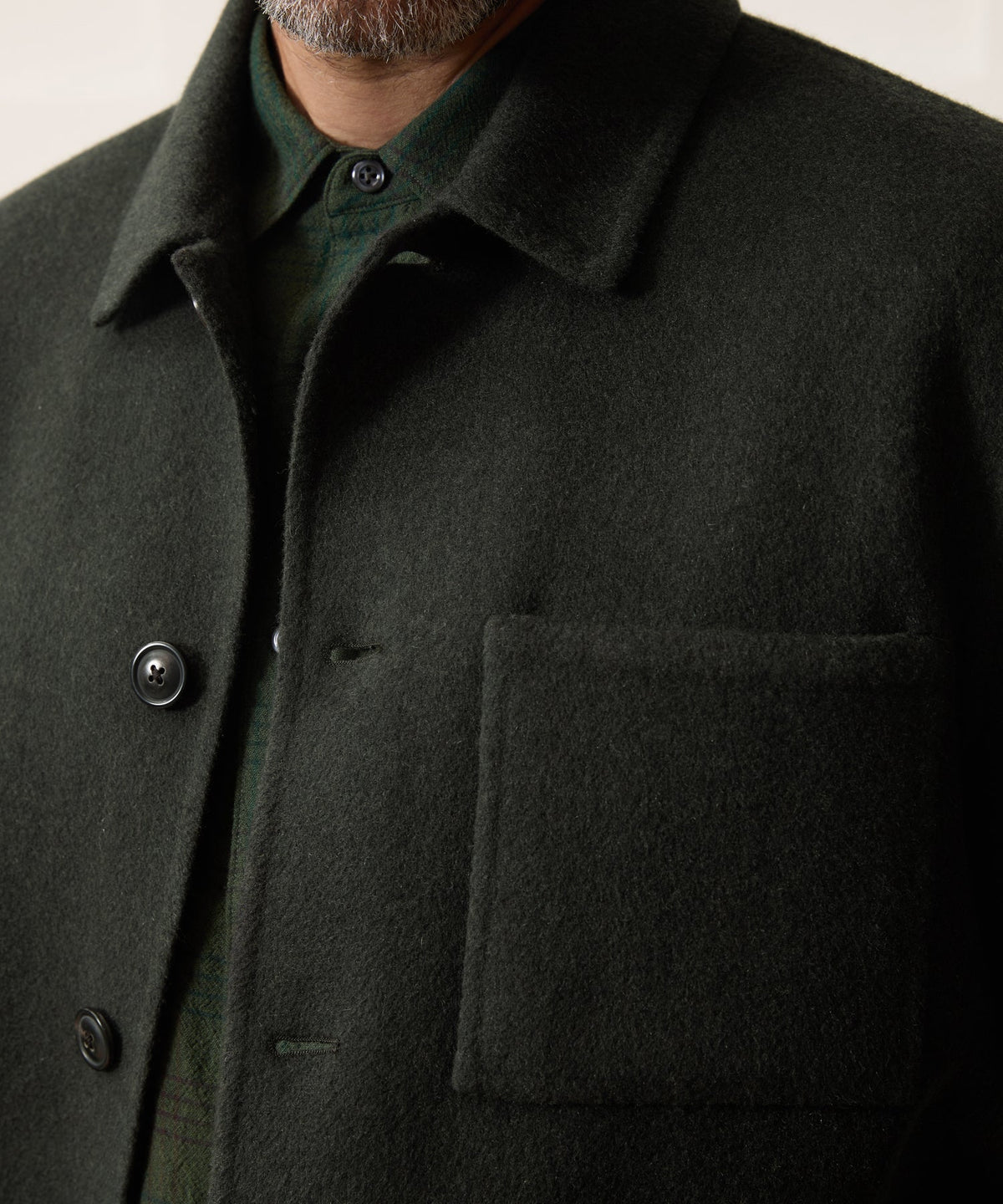 Todd Snyder Cashmere Chore Coat - Snyder Olive