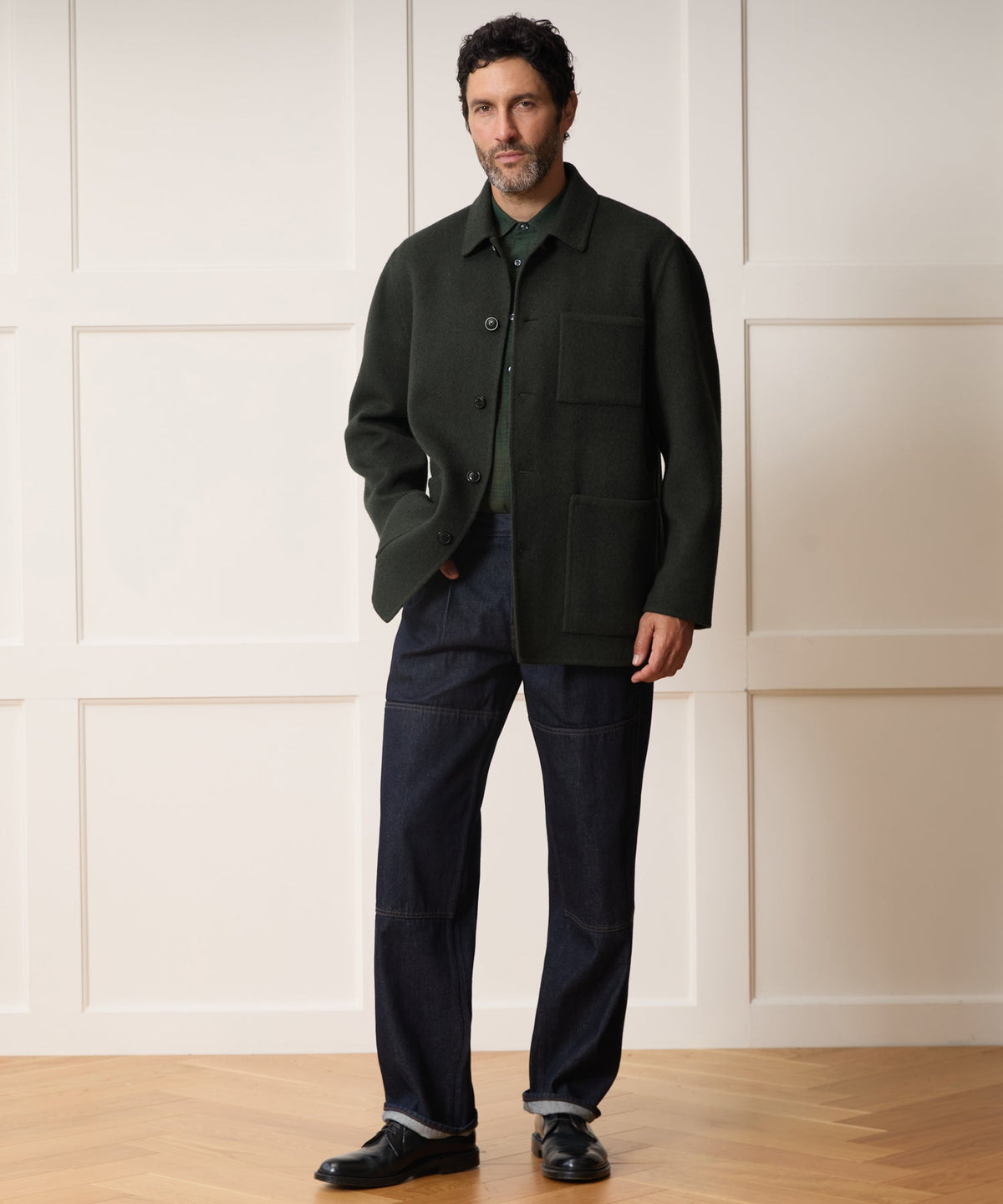 Todd Snyder Cashmere Chore Coat - Snyder Olive