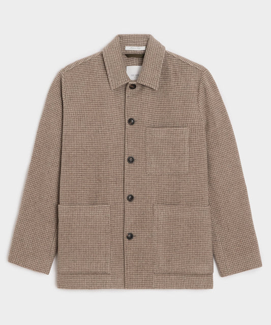 Todd Snyder Wool-Cashmere Chore Coat - Taupe