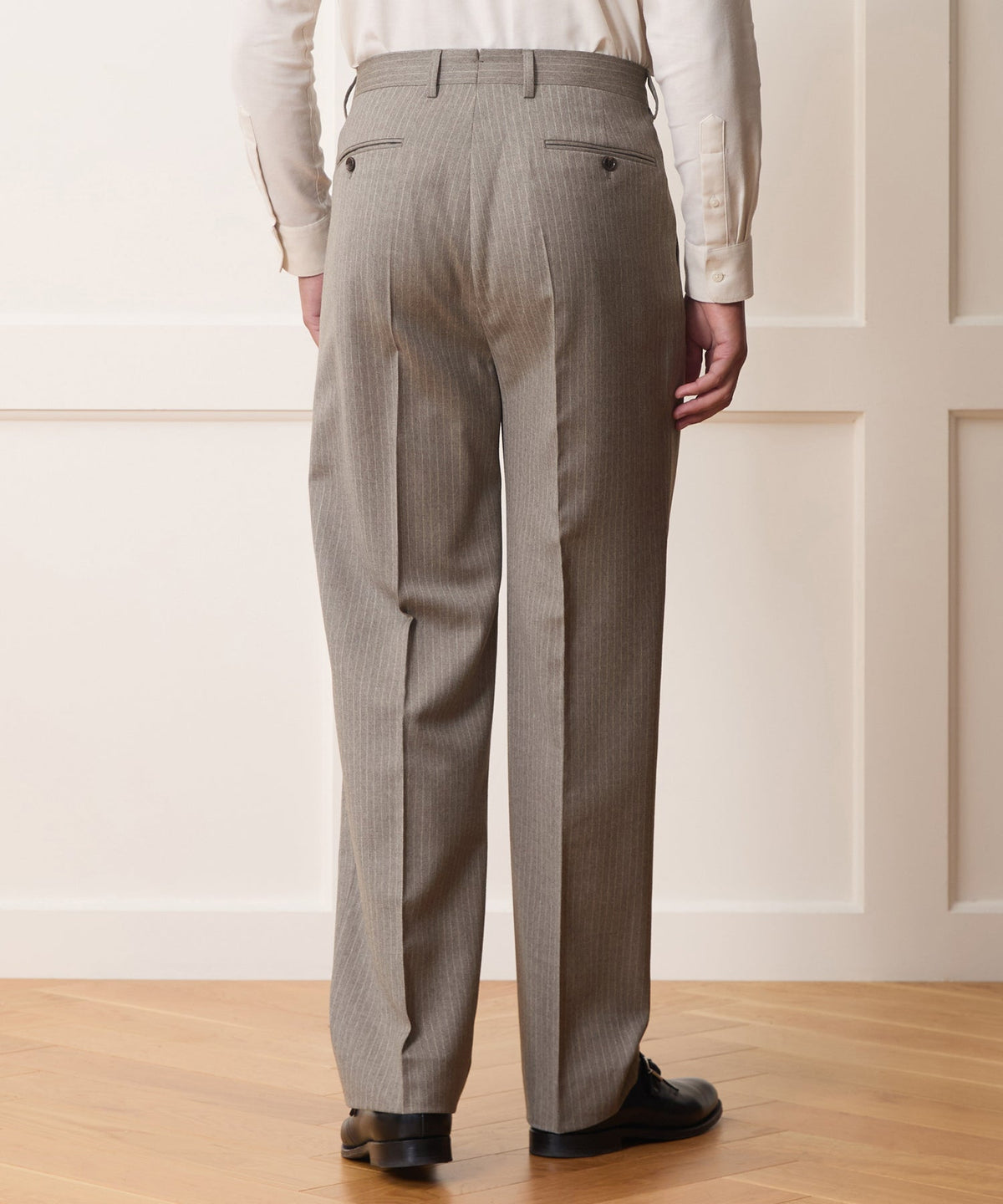 Todd Snyder Portuguese Flannel Wythe Trouser - Pearl Grey