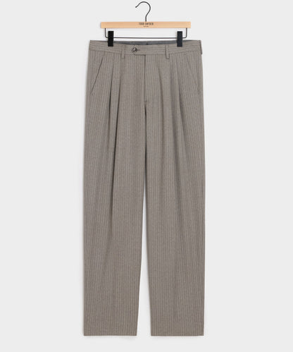 Todd Snyder Portuguese Flannel Wythe Trouser - Pearl Grey