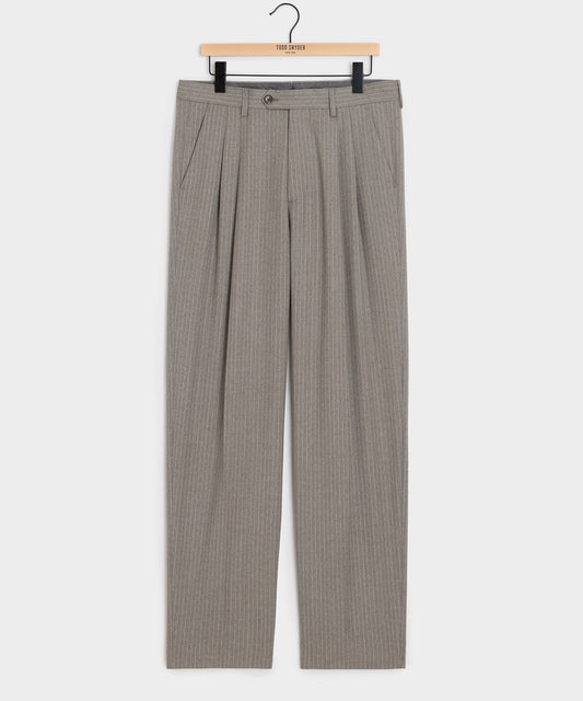 Todd Snyder Portuguese Flannel Wythe Trouser - Pearl Grey