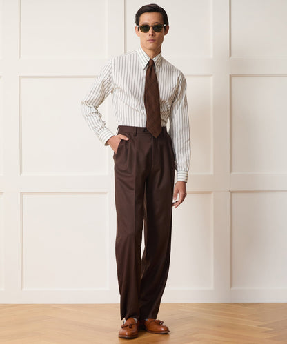Todd Snyder Italian Flannel Wythe Trouser - Hazelnut