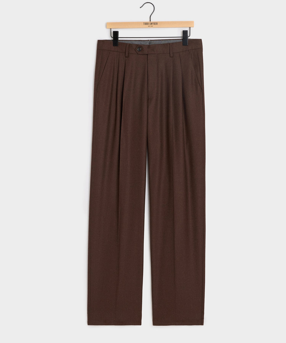 Todd Snyder Italian Flannel Wythe Trouser - Hazelnut