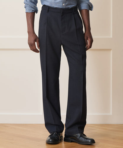 Todd Snyder Italian Lightweight Wool Officer Trouser - Library Ink