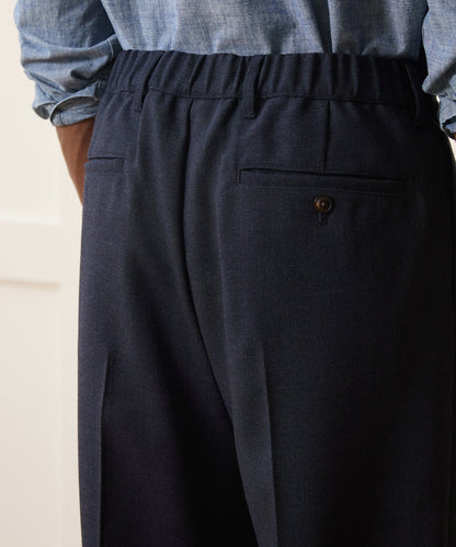 Todd Snyder Italian Lightweight Wool Officer Trouser - Library Ink