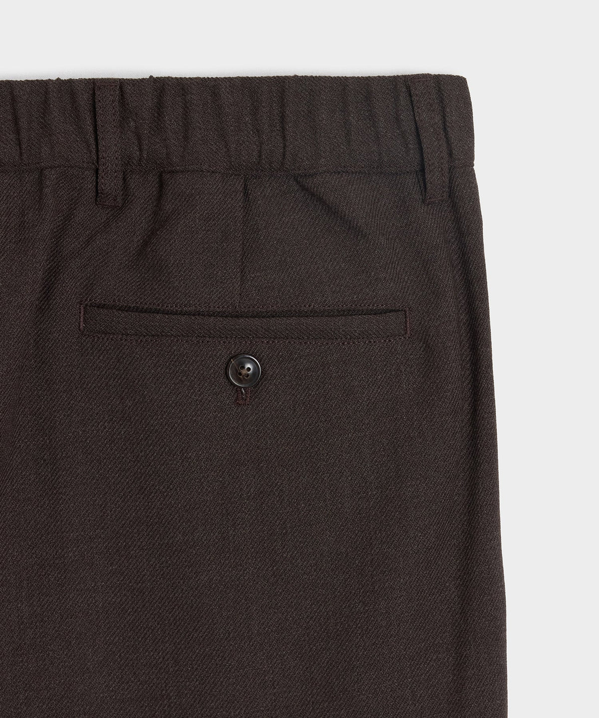 Todd Snyder Italian Lightweight Wool Officer Trouser - Moorland Bark