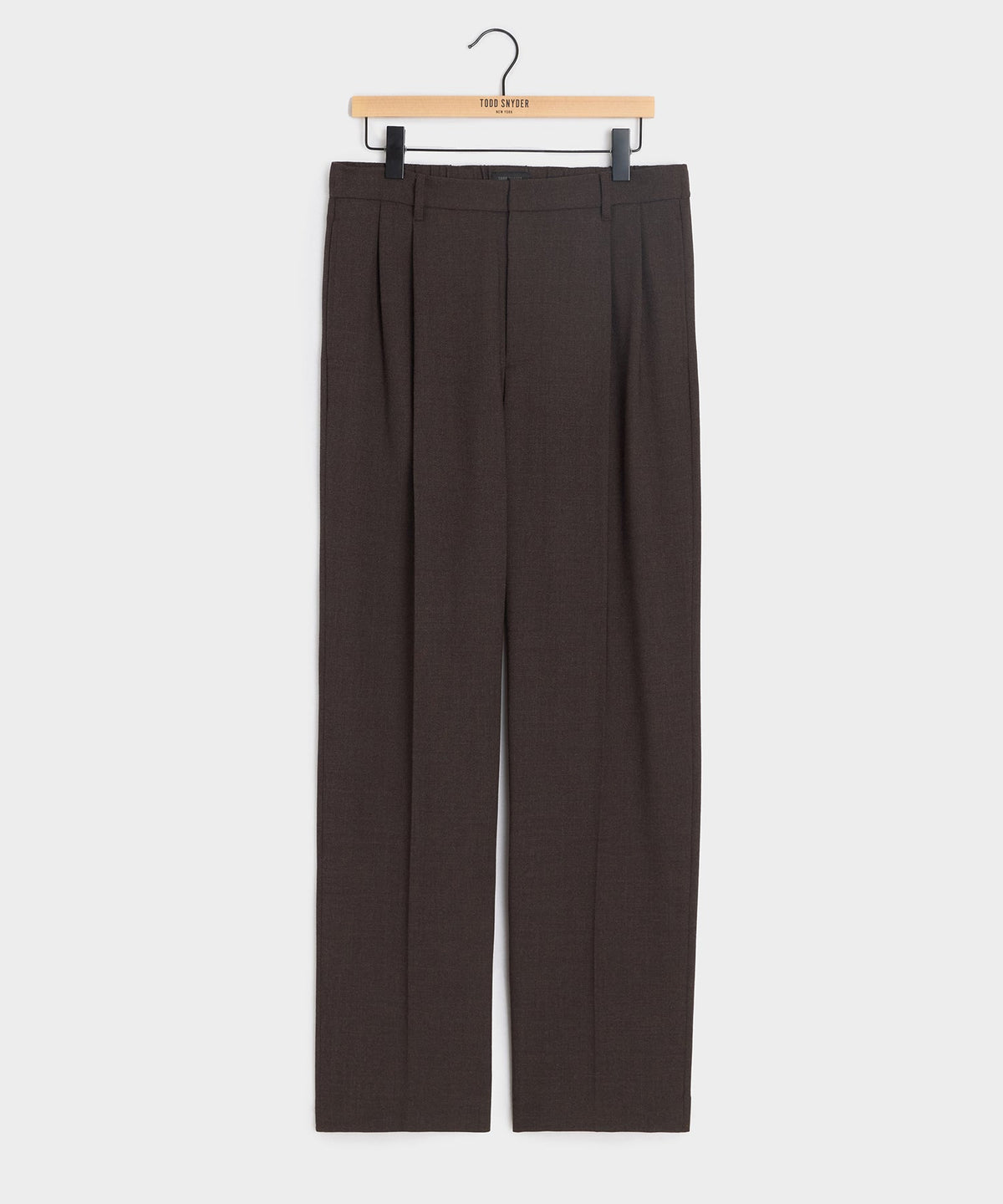 Todd Snyder Italian Lightweight Wool Officer Trouser - Moorland Bark