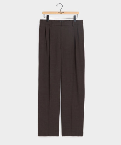 Todd Snyder Italian Lightweight Wool Officer Trouser - Moorland Bark